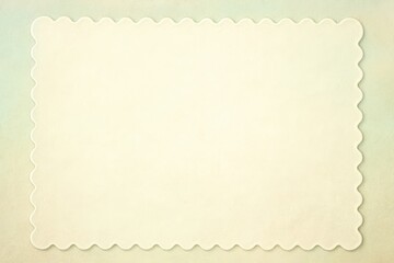 Fototapeta premium A white piece of paper with a wavy edge