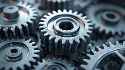 gears representing strategy vision execution and review