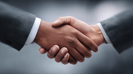 business handshake meeting symbolizes partnership and cooperation driving success through market growth and team collaboration