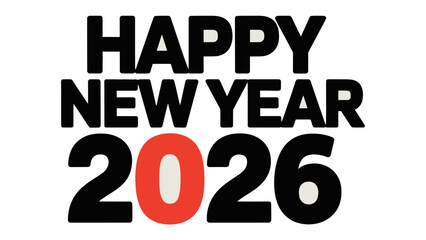 New Year 2026 Celebration: A vibrant, bold, and modern depiction of the forthcoming New Year, embodying the spirit of hope and new beginnings for the year 2026.