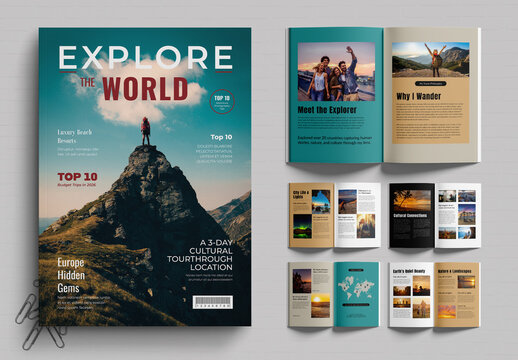 Travel Magazine Template