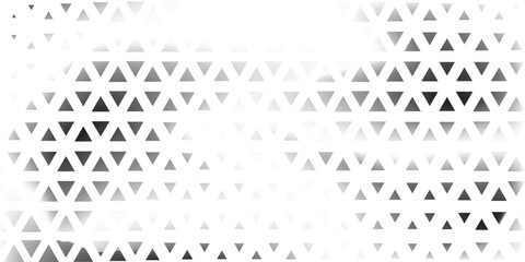 Abstract Triangle Halftone Pattern Background &ndash; Modern Geometric Black and White Texture