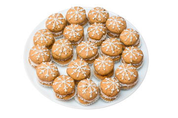 These festive cookies are beautifully decorated and ideal for sharing during the winter holidays or any special occasion