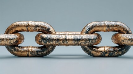 Longevity adaptive chain concept representing adaptation and evolution of interconnected links for future applications