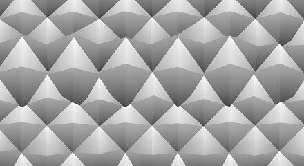 Obraz premium Abstract Geometric Pattern with Diamond Shapes in Gray Tones.