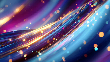 abstract background with glowing lights