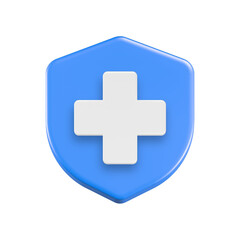 Obraz premium cross health 3d rendering symbol medical icon