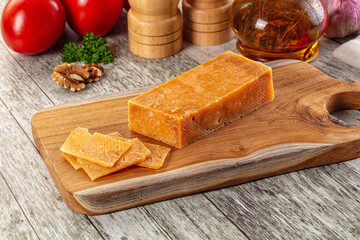 Gourmet hard aged parmesan cheese