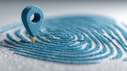 Close-up of a fingerprint illustrating the longevity data trust map concept related to privacy and security consent matters