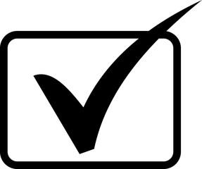 Checkmark in box Vector