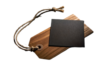 blank tag on white background