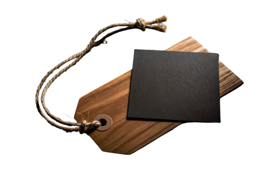 blank tag on white background - Powered by Adobe