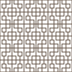 Seamless abstract geometric pattern in Chinese style