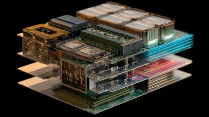 Layered computer components