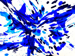 Vibrant Color Explosion Abstract Paint Splash Art 09