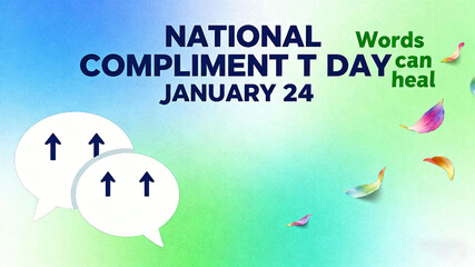 Dialogue bubble petals, praising festivals, language healing, and interpersonal encouragement concepts, suitable for social interaction and psychological care promotional materials.
