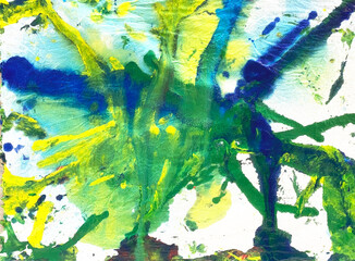 Fototapeta premium Vibrant Color Explosion Abstract Paint Splash Art 12