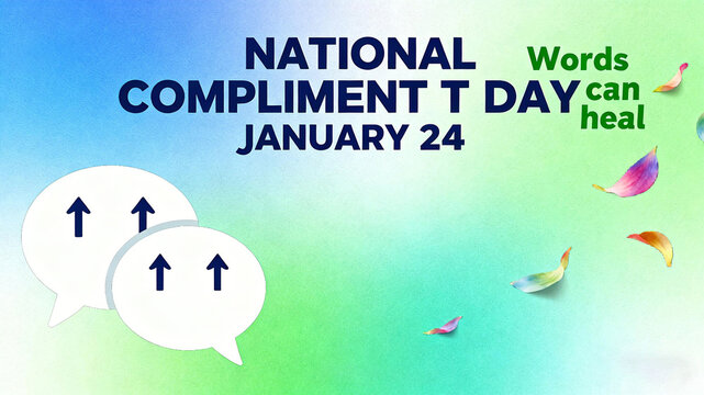 Dialogue bubble petals, praising festivals, language healing, and interpersonal encouragement concepts, suitable for social interaction and psychological care promotional materials.
