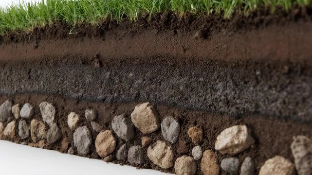 Soil Layers: A Detailed Cross-Section of Earth's Composition and Structure