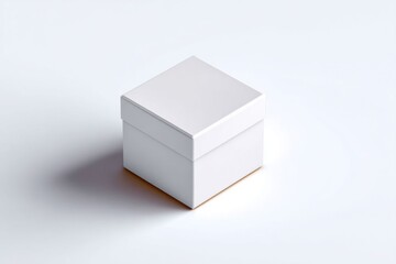 Fototapeta premium Clean and Minimalist White Box Product Shot Against Soft Background for Modern Displays