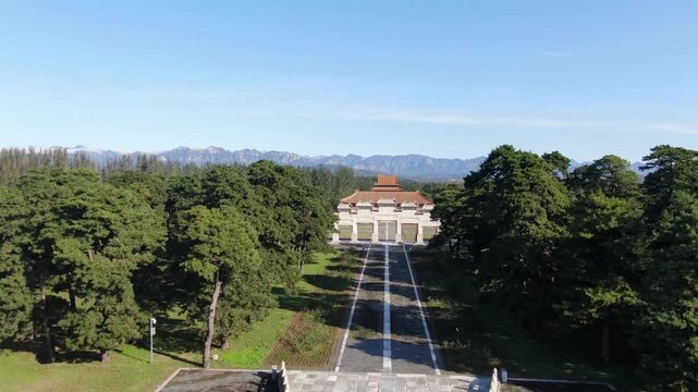 Qing Xiling Imperial Tombs Sacred Bridge Hebei China Traditional Architecture