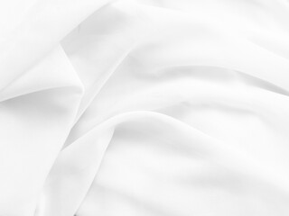 Fototapeta premium Background fabric white cloth cotton sheet silk material texture satin pattern fashion abstract shape space mockup beautiful textile luxury ripples wallpaper smooth vintage canvas elegance wall