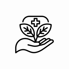 Natural Health Care Icon, Alternative Medicine, Holistic Healing, Herbal Medicine, Natural Remedy, Wellness Icon, Eco Health, Green Pharmacy, Plant Medicine, Nature Healing, Organic Care, Health Leaf,