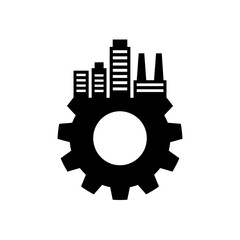 Obraz premium industry, factory, urban, cityscape, manufacturing, machinery, gear, engineering, construction, infrastructure, production, automation, technology, development, commerce, architecture, buildings, skyl