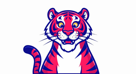 tiger head vector illustration