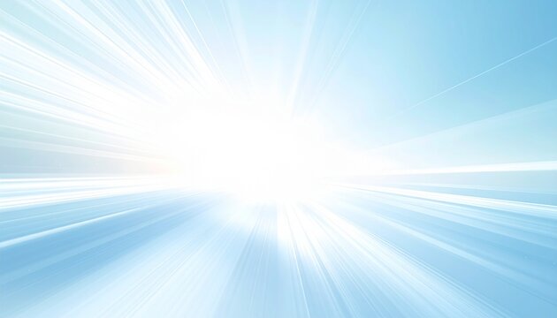 白い光が放射する清潔な空間