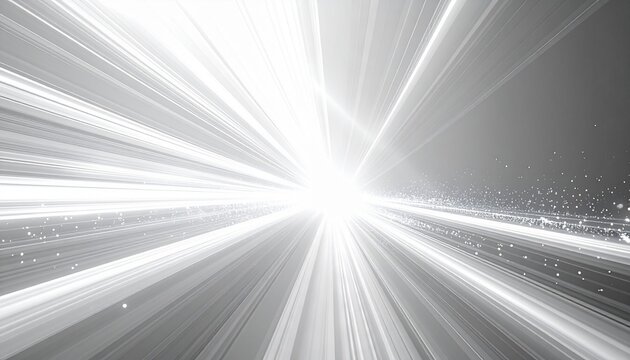 白い光が放射するクリーンな空間