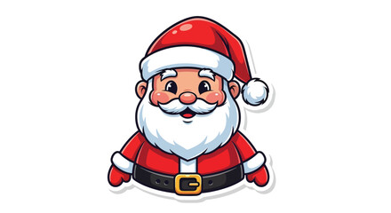 Cheerful Santa Claus character illustration for holiday season fun