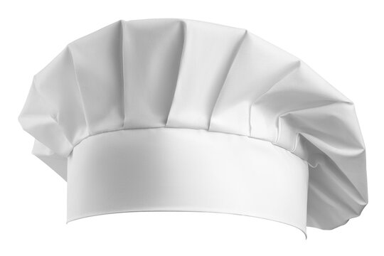 white Chef Hat isolated, full depth of field