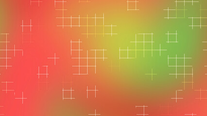 Red Green Gradient Grid Line Geometric Abstract Background 