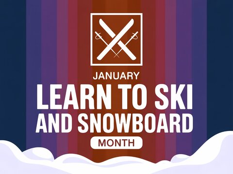 Celebrate january learn to ski and snowboard month with winter sports enthusiasm