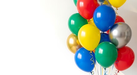 Colorful Balloons Celebrating a Special Day