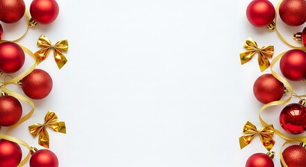 Festive Holiday Decorations with Ribbons