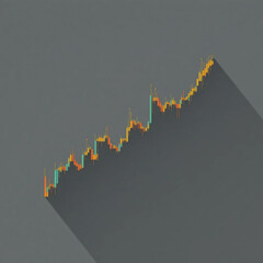 Flat color graphic illustration 