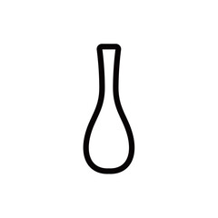 花瓶・一輪挿しの線画アイコン