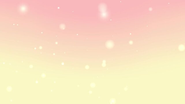 Soft pastel peach and yellow gradient with glowing sparkle particles Light bokeh atmosphere perfect for celebration themes holiday cards event invitations and modern design projects