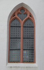 Gotisches Fenster an der Pfarrkirche St. Servatius in Siegburg
