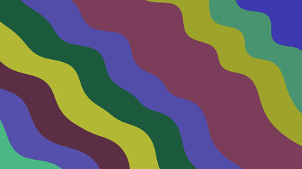 Multicolor Wavy Stripes Background for Fashion, Interiors, and Artistic Creations on Web, Print, and Social Media