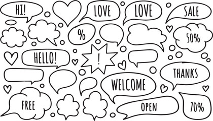 Comic handwritten speech bubble set stock illustration
Speech Bubble, Thought Bubble, Drawing - Activity, Handwriting, Vector