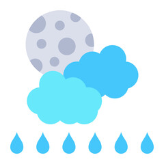 Night rain Icon