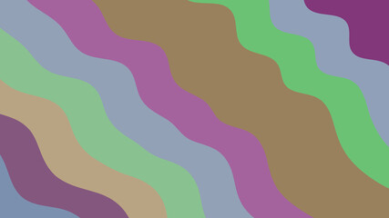 Abstract Colorful Waves Background - Fluid Lines Pattern for Artistic Design and Visual Appeal