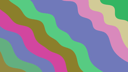 Abstract Wavy Colorful Lines Background for Graphic Design Projects and Creative Compositions
