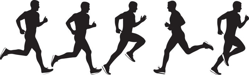 Gym Workout Silhouettes Bundle 