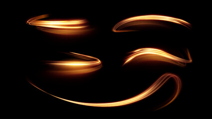 Vector background with radiant golden lines with a sense of festive motion and joy. Perfect for New Year's Eve promotions, wedding invitations, anniversary graphics, achievement announcements