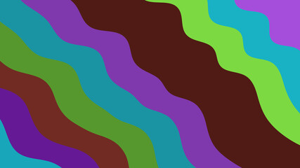 Earthy Abstract Wavy Lines: Calming Color Palette Design for Artistic Backgrounds, Design Projects and Unique Wallpapers