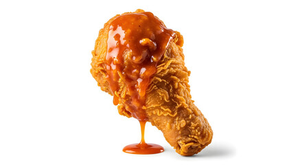 smoked sausage on a white background